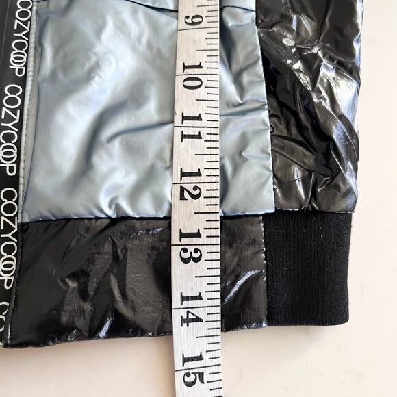 Cozycoop boys black colorblock waterproof windbreaker spring fall jacket size 3 - Picture 3 of 7